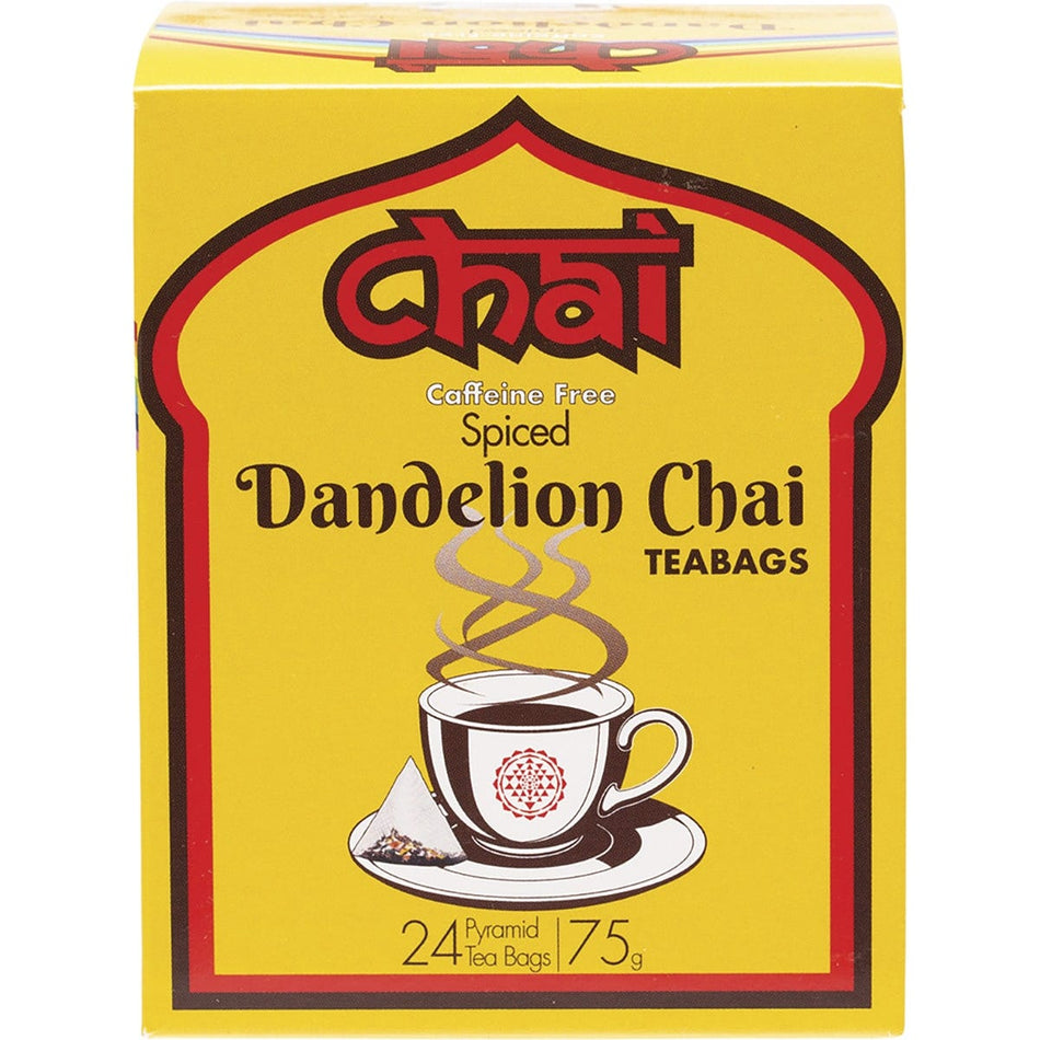 Chai Tea Spiced Dandelion Chai Tea Bags 24 Pack