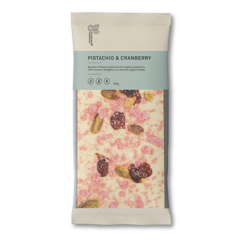 Chocolate Generations Chocolate Pistachio&cranberry 105g Pack of 10