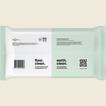 CleanLIFE Floor Clean Wipes 40pk