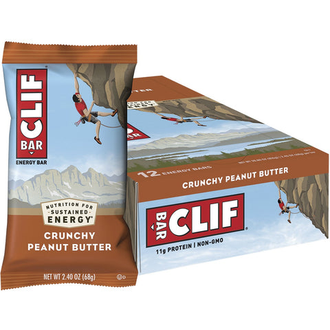 CLIF Energy Bar Crunchy Peanut Butter 68g 12PK