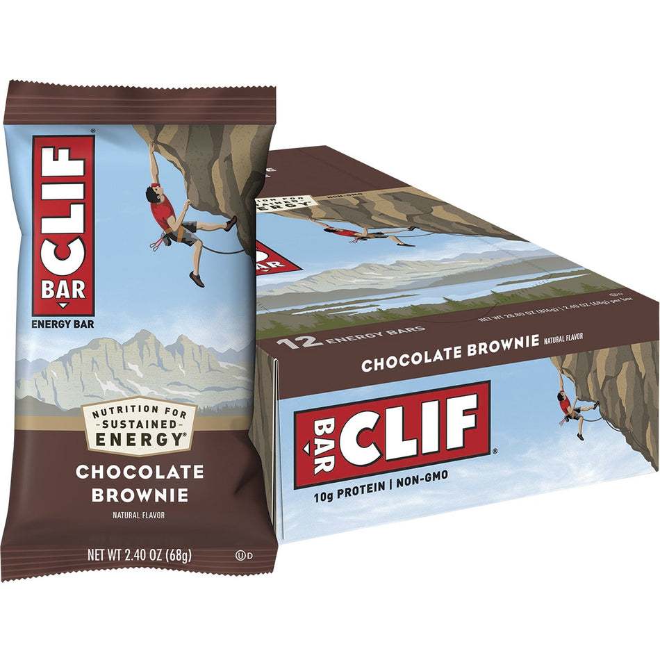CLIF Energy Bar Chocolate Brownie 68g 12PK