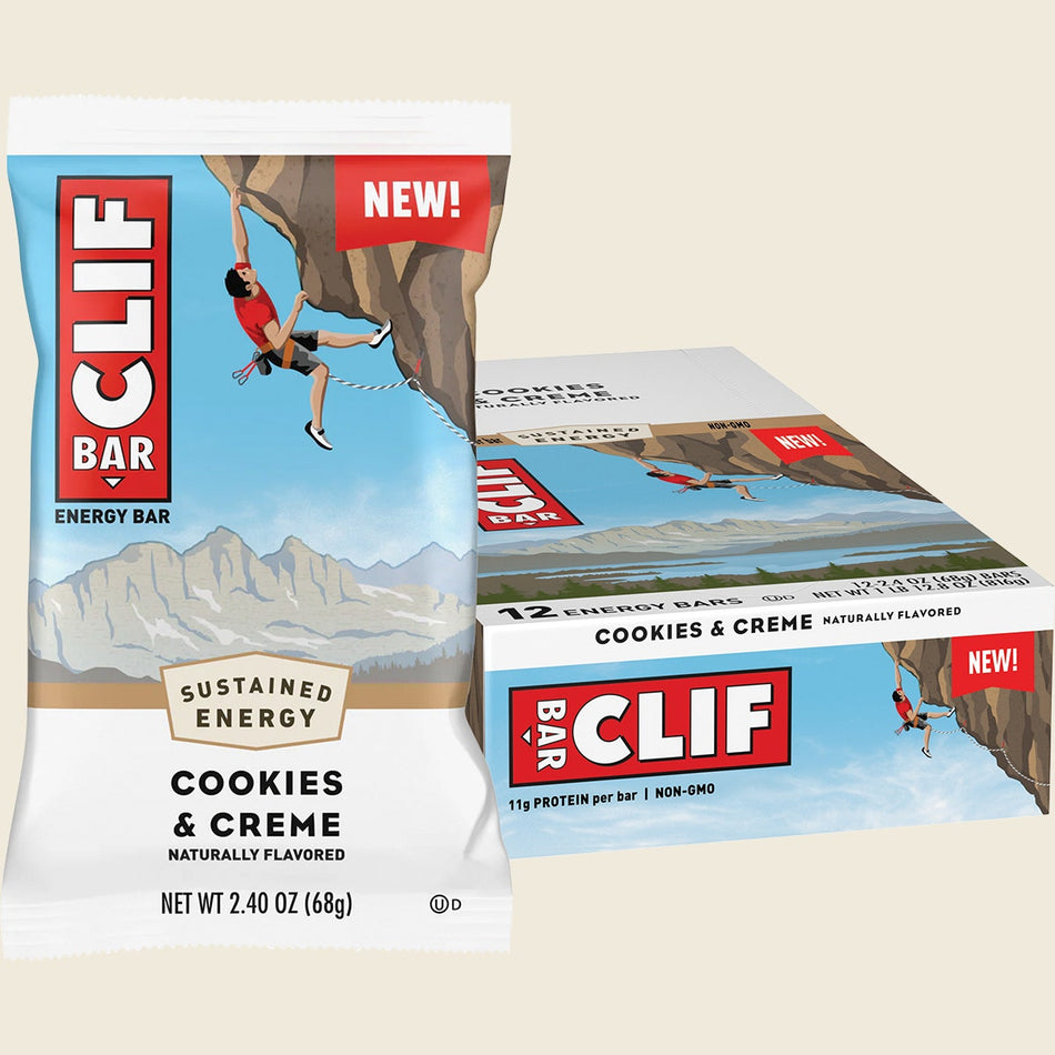 CLIF Energy Bar Cookies & Creme 12x68g