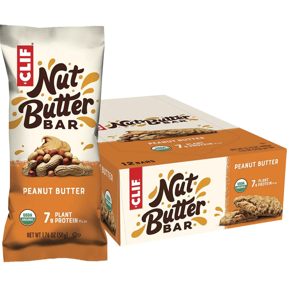 CLIF Nut Butter Bar Peanut Butter 50g 12PK