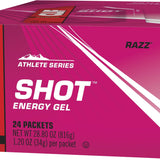 CLIF Shot Energy Gel Razz 34g 24PK