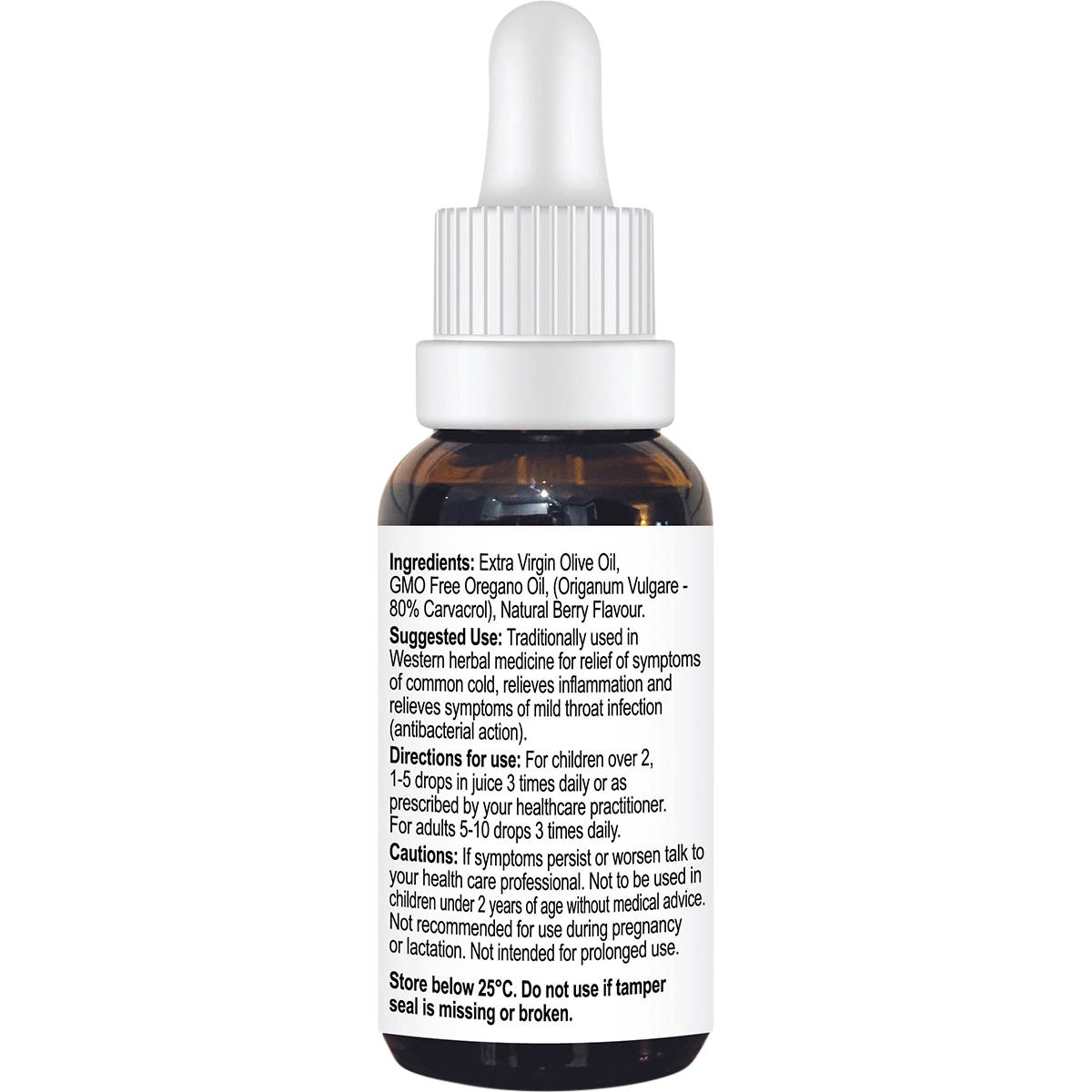 Cayenne Nature's Wonder Oil of Oregano Berry Flavour 30ml