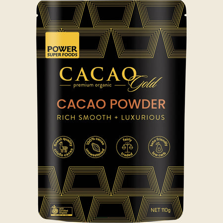 Power Super Foods Cacao Gold Powder Certified Organic 110g