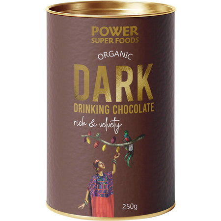 POWER SUPER FOODS Organic Dark Drinking Chocolate 250g