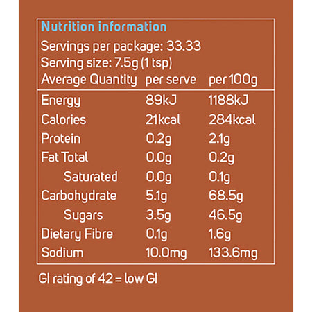 Power Super Foods Yacon Syrup Certified Organic 250g