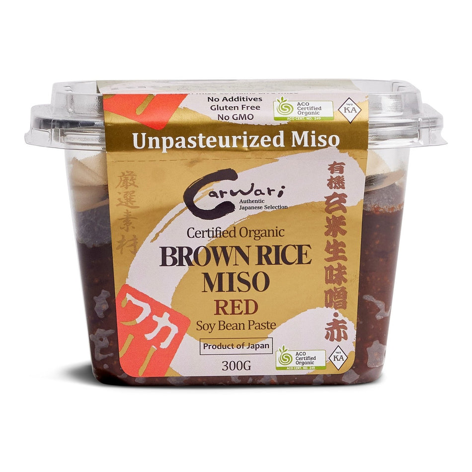 Carwari Organic Brown Miso Paste Red 300g
