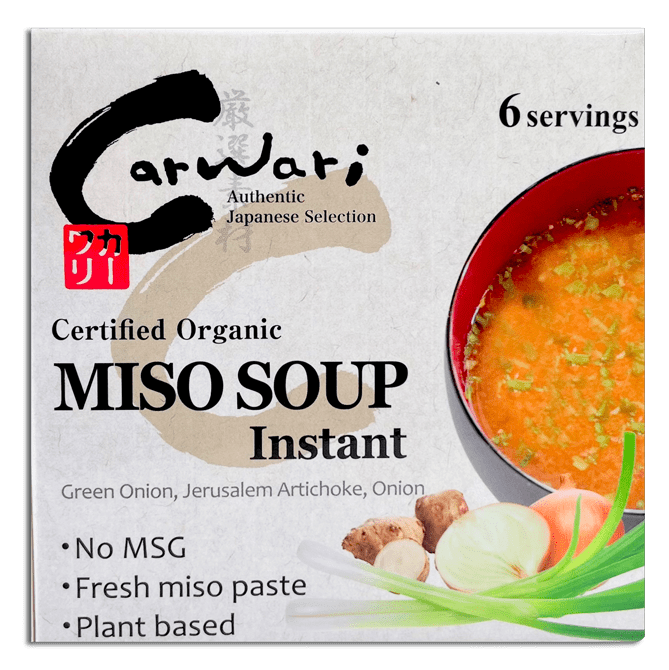 Carwari Organic Instant Miso Soup 6 Pack