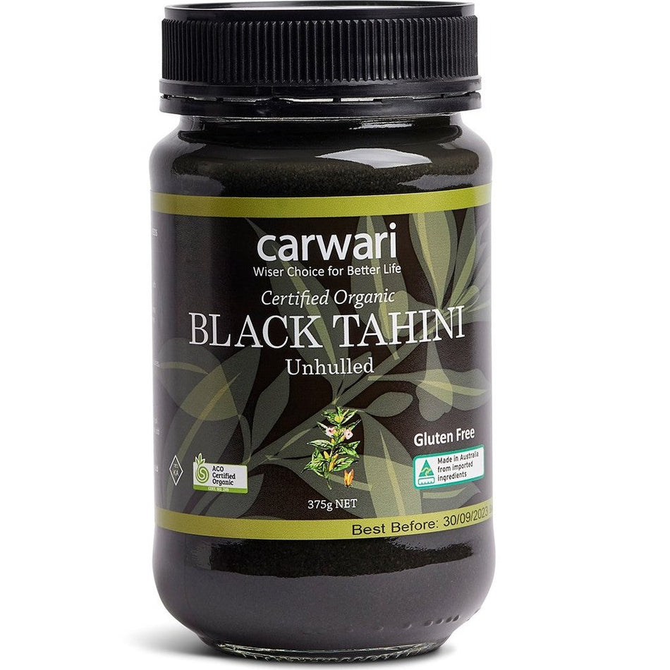 Carwari Organic Tahini Black 375g