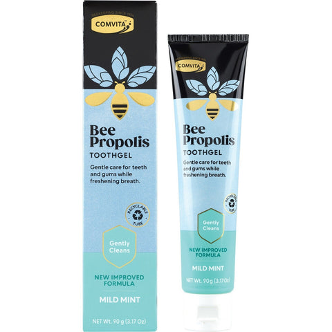 COMVITA Bee Propolis Toothgel Gently Cleans Mild Mint 90g