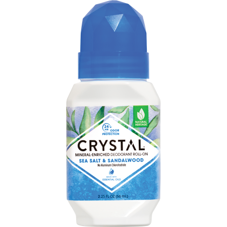 Crystal Roll-On Deodorant Sea Salt & Sandalwood 66ml