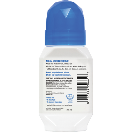 Crystal Roll-On Deodorant Sea Salt & Sandalwood 66ml