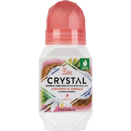 Crystal Roll-On Deodorant Coconut & Vanilla 66ml