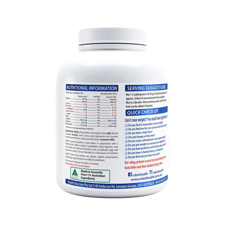 Cabot Health Synd-X Extreme High Protein & Low Carb Vanilla 1kg