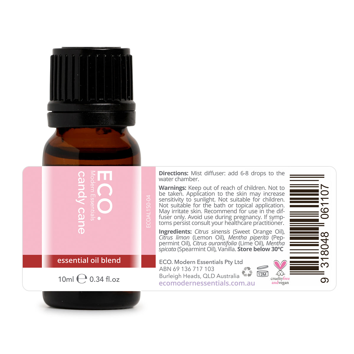 Eco. Modern Essentials Essential Oil Blend Candy Cane 10ml
