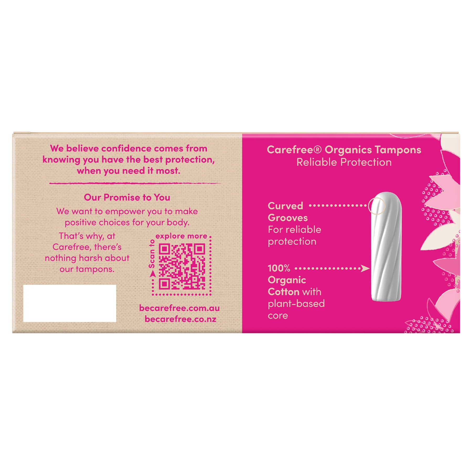 Carefree Organic Tampon Super 16