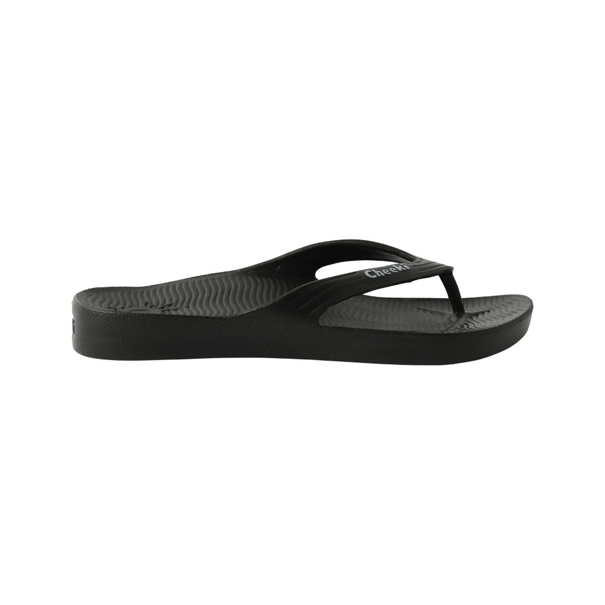 Cheeki Arch Support Thongs Black Mens Size US13