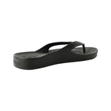Cheeki Arch Support Thongs Black Mens Size US9