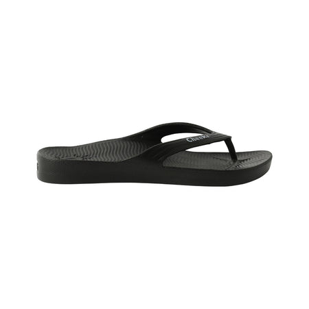 Cheeki Arch Support Thongs Black Womens Size US6