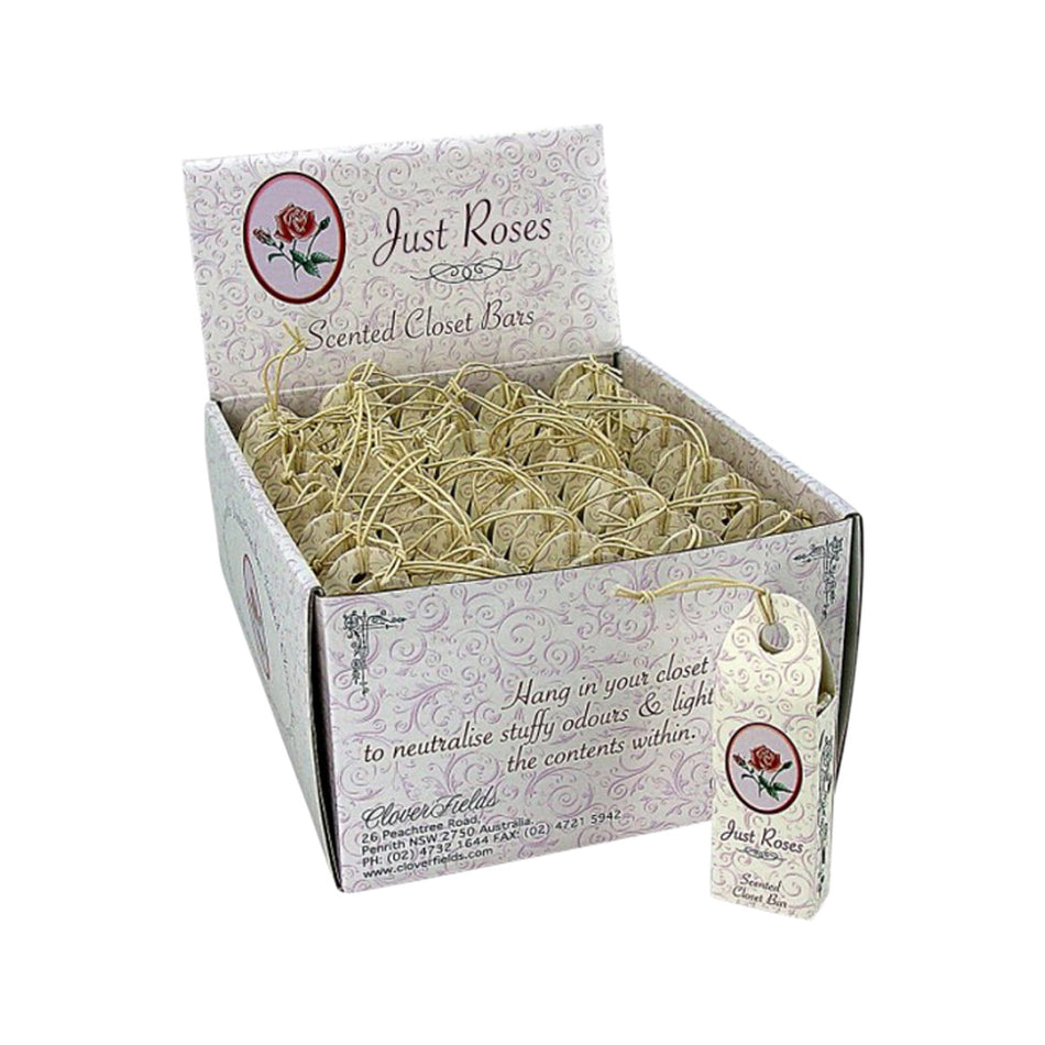 Clover Fields Just Roses Scented Closet Bar 38g(Pack of 50)