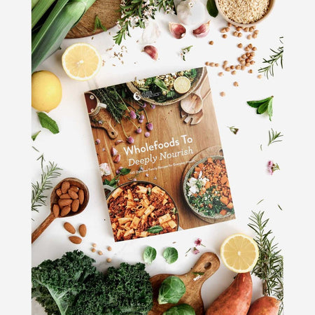 Nutra Organics Book Bundle Wholefoods To Deeply Nourish Recipe Book by Nutra Organics & POS Pack