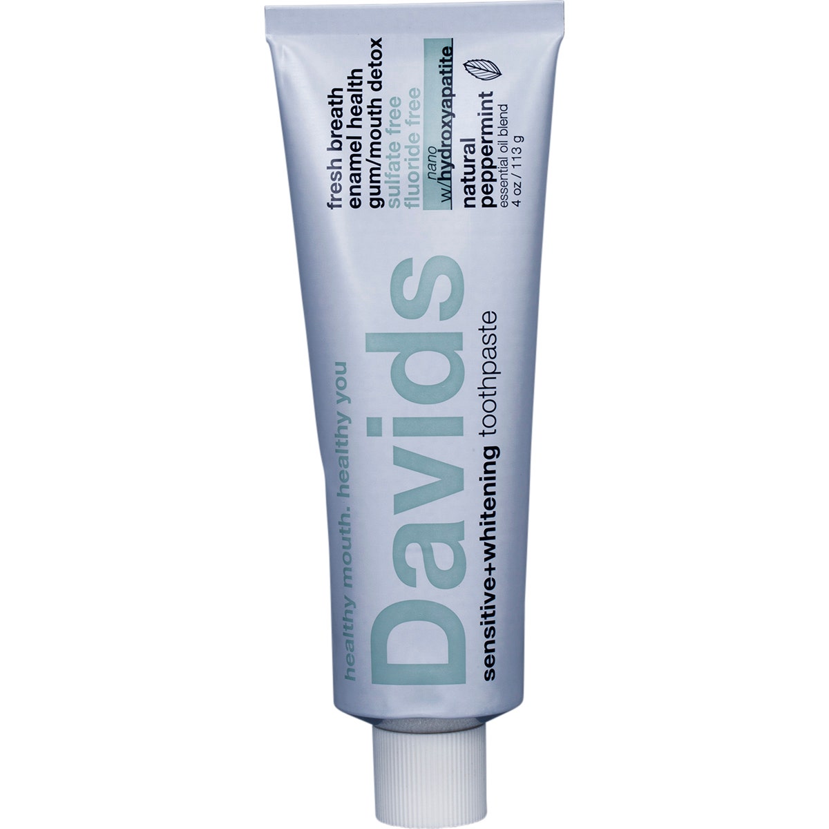 Davids Toothpaste Sensitive + Whitening Peppermint 113g