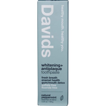 Davids Toothpaste Whitening + Antiplaque Peppermint 149g