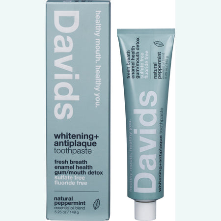 Davids Toothpaste Whitening + Antiplaque Peppermint 149g