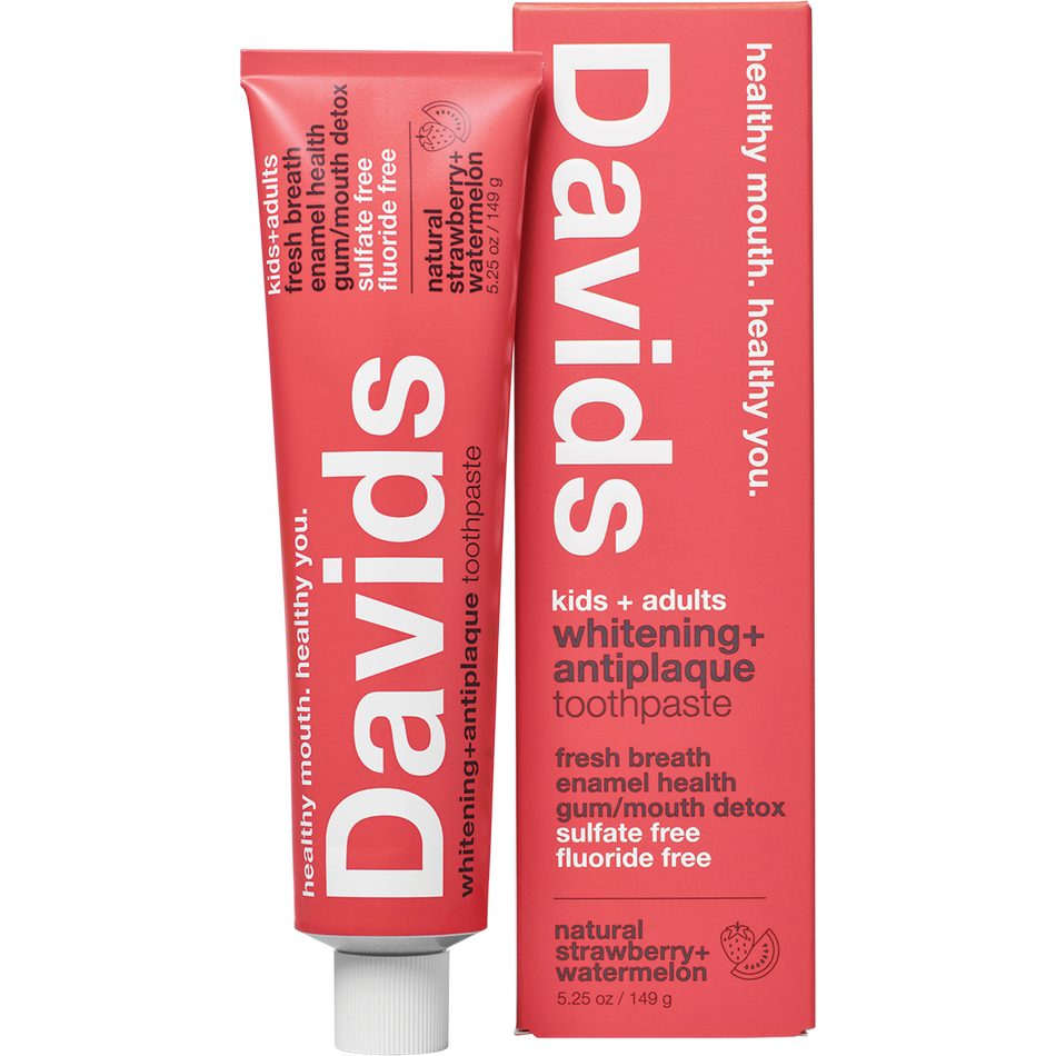 Davids Kids + Adults Whitening + Antiplaque Strawberry Watermelon 149g