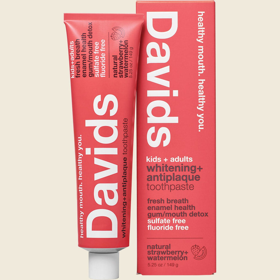 Davids Kids+Adults Whitening+Antiplaque Strawberry Watermelon 149g