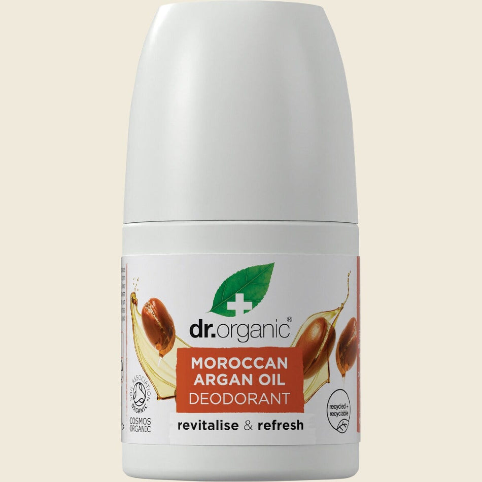 DR ORGANIC Roll-on Deodorant Organic Moroccan Argan Oil 50ml
