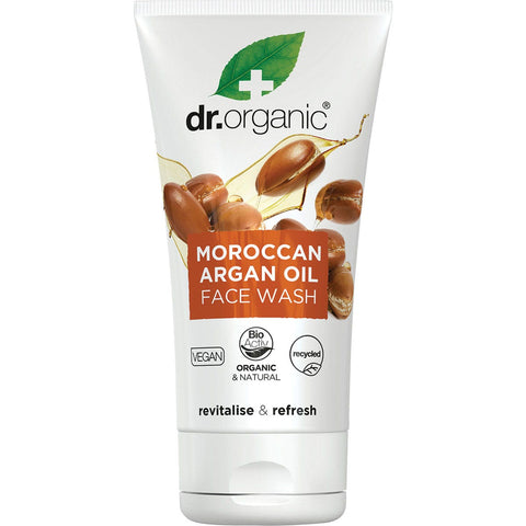 DR ORGANIC Creamy Face Wash Organic Moroccan Argan Oil 150ml