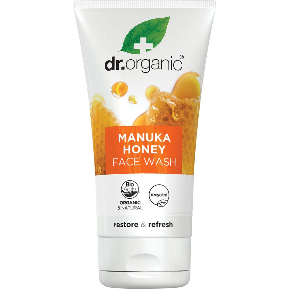 DR ORGANIC Face Wash Gentle Organic Manuka Honey 150ml