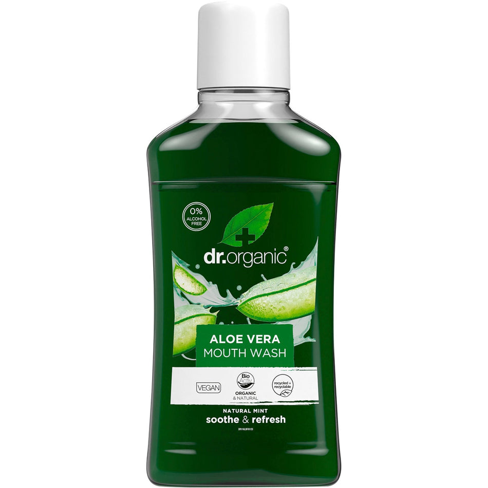 DR ORGANIC Mouthwash Organic Aloe Vera 500ml