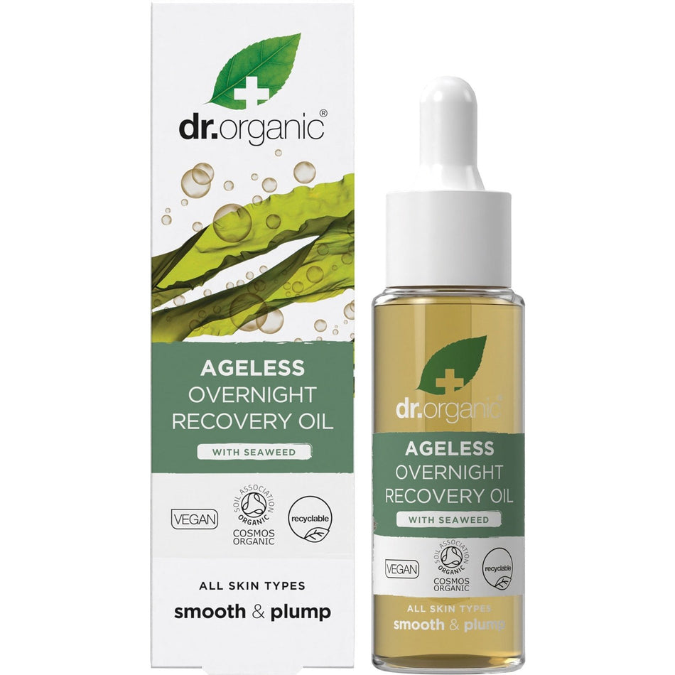 DR ORGANIC Overnight Recovery Oil Ageless with Seaweed 30ml