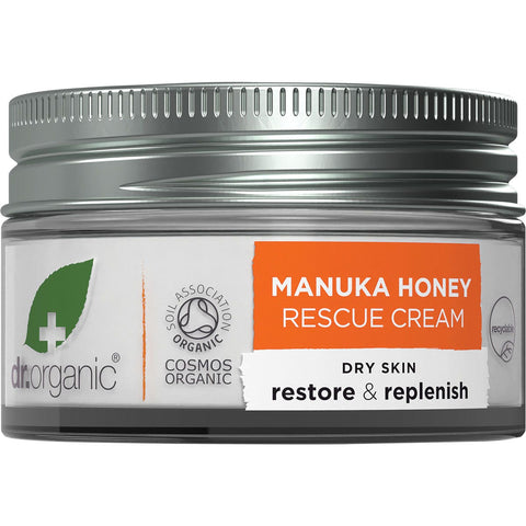 DR ORGANIC Rescue Cream Organic Manuka Honey 50ml