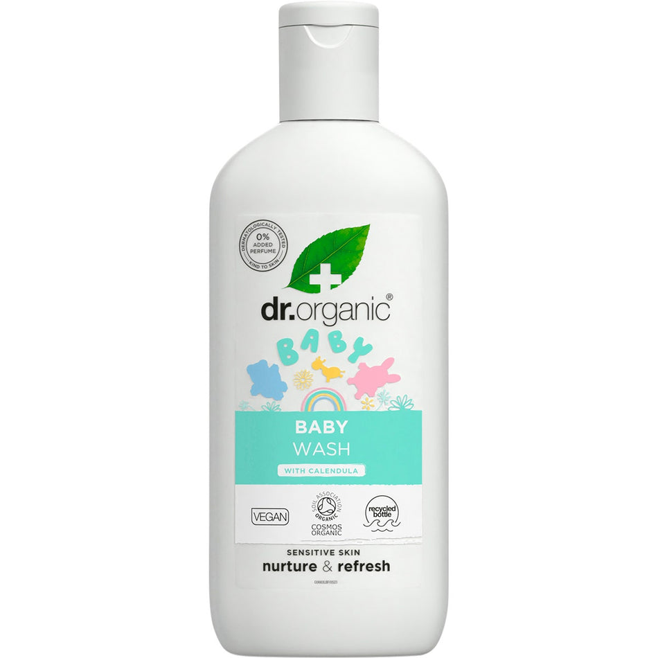DR ORGANIC Unfragranced Top To Toe Baby Wash Organic Calendula 250ml