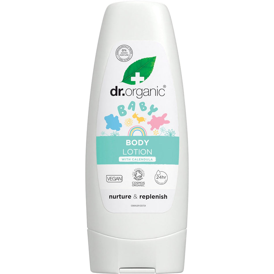 DR ORGANIC Unfragranced Baby Lotion Organic Calendula 200ml