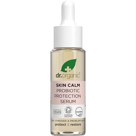 Dr Organic Skin Calm Probiotic Protection Serum 30ml