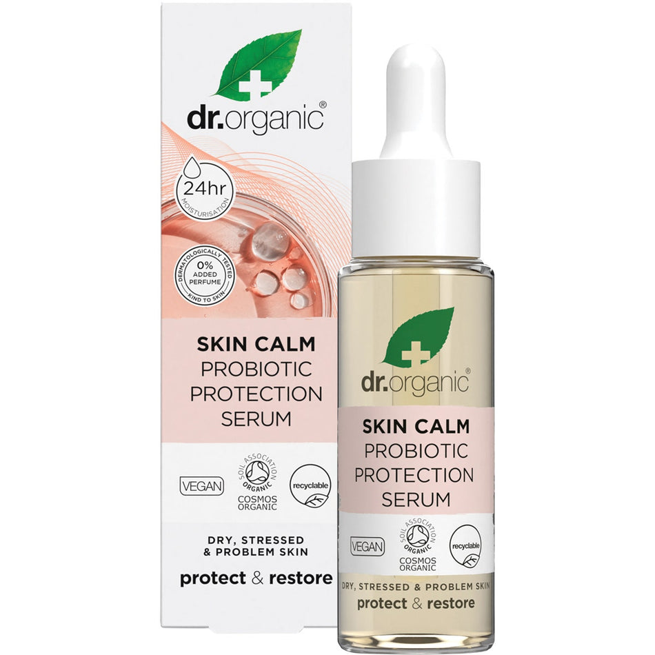 Dr Organic Skin Calm Probiotic Protection Serum 30ml