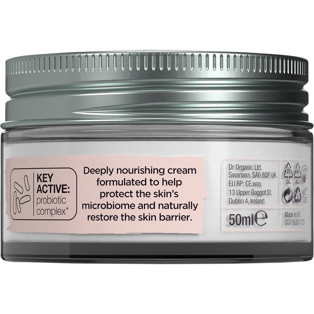 Dr Organic Skin Calm Probiotic Concentrated Cream 50ml