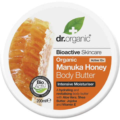 DR ORGANIC Body Butter Organic Manuka Honey 200ml