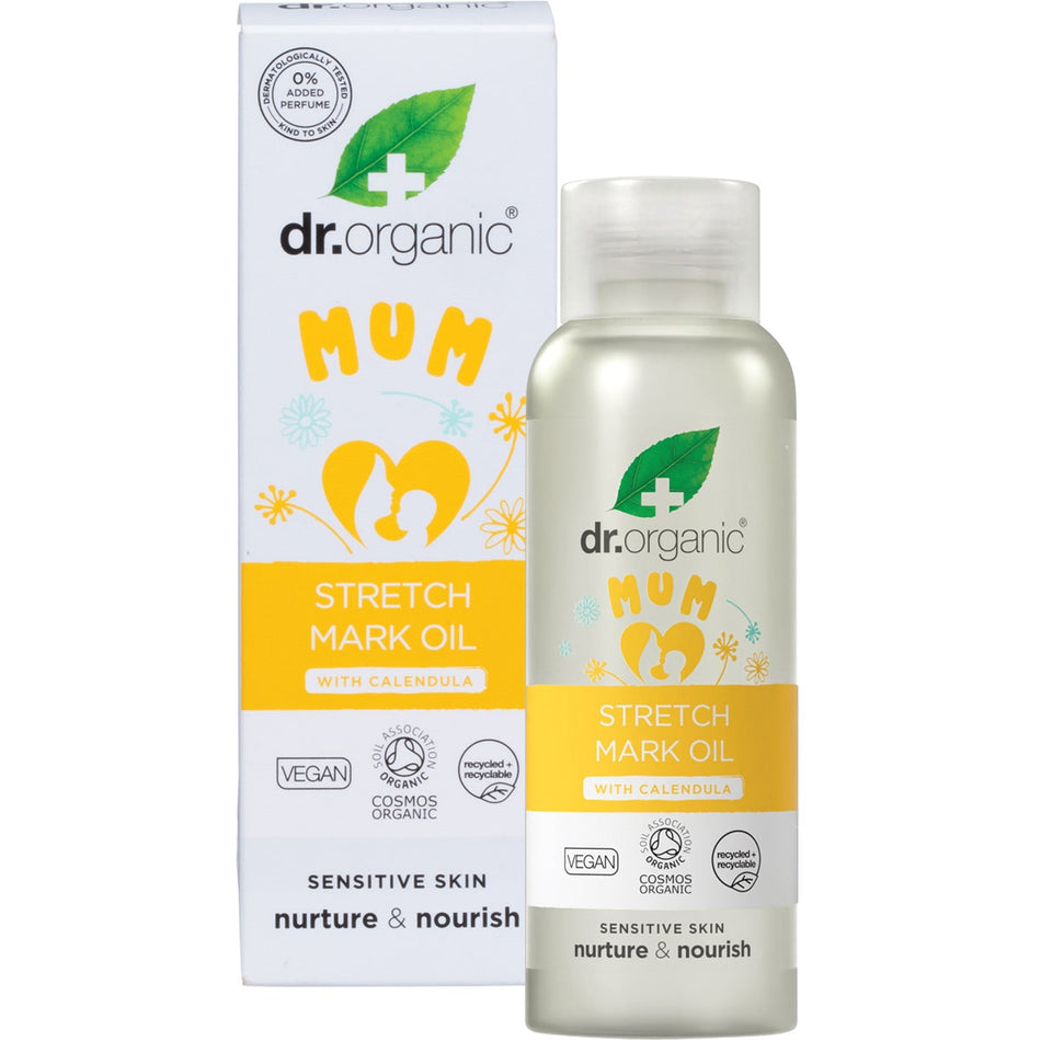 Dr Organic Mum Stretch Mark Oil With Calendula 100ml