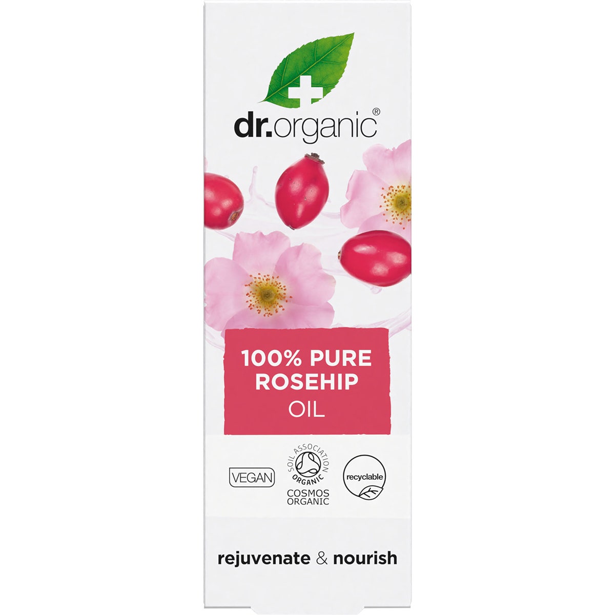 Dr Organic Rosehip Oil 100% Pure 50ml