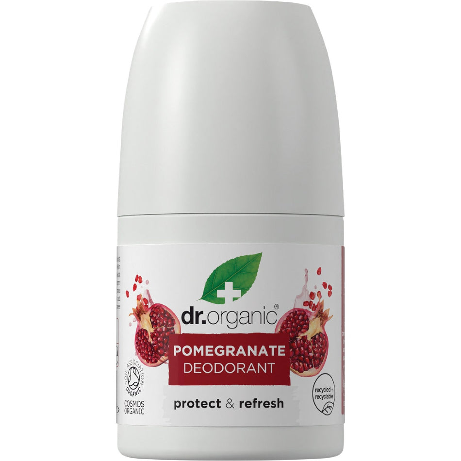 DR ORGANIC Roll-on Deodorant Organic Pomegranate 50ml