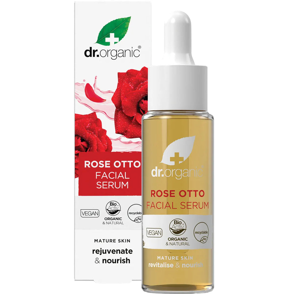 DR ORGANIC Facial Serum Organic Rose Otto 30ml