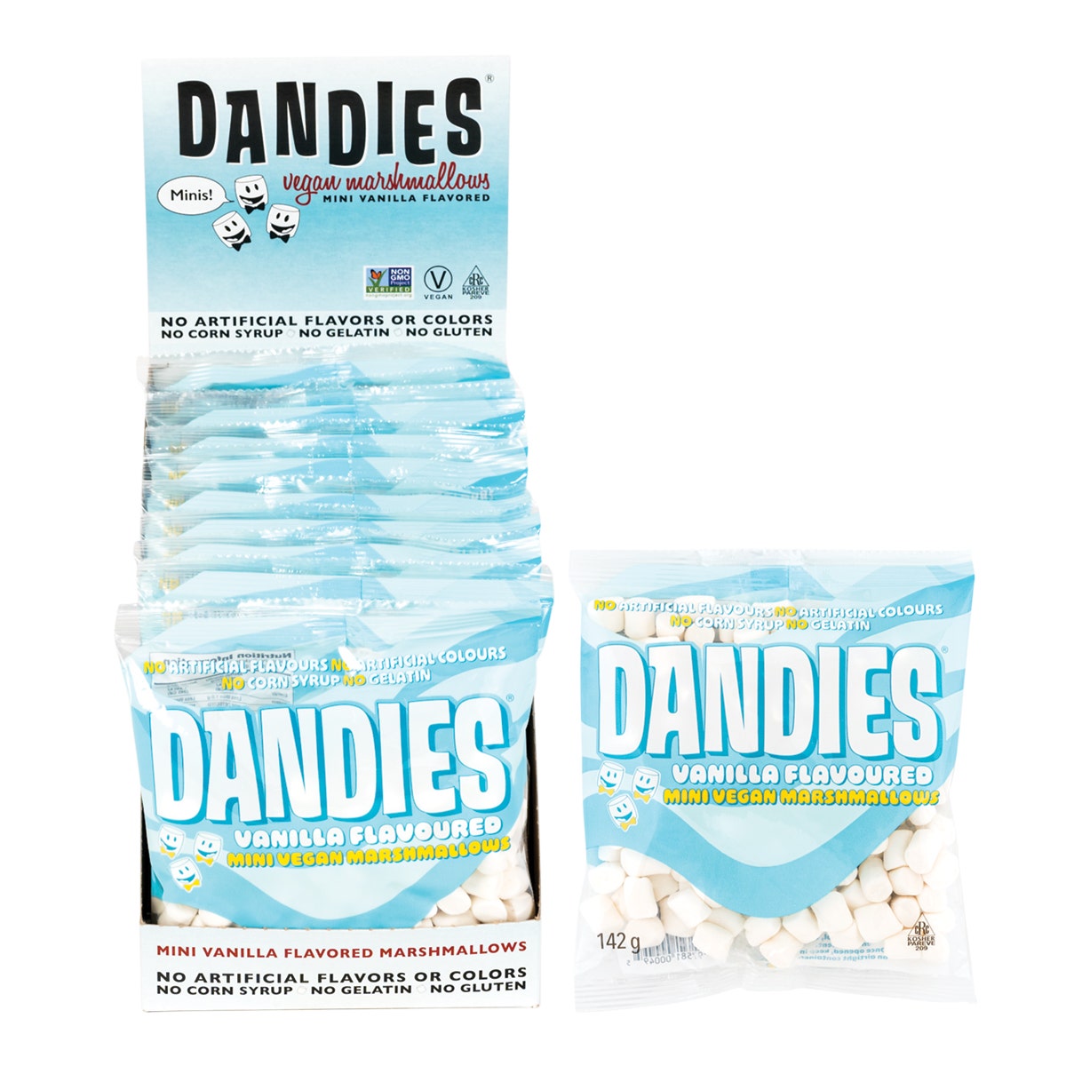 DANDIES Vegan Vanilla Marshmallows Mini Size 142g