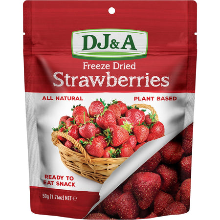 DJ&A Freeze Dried Strawberries 7x50g